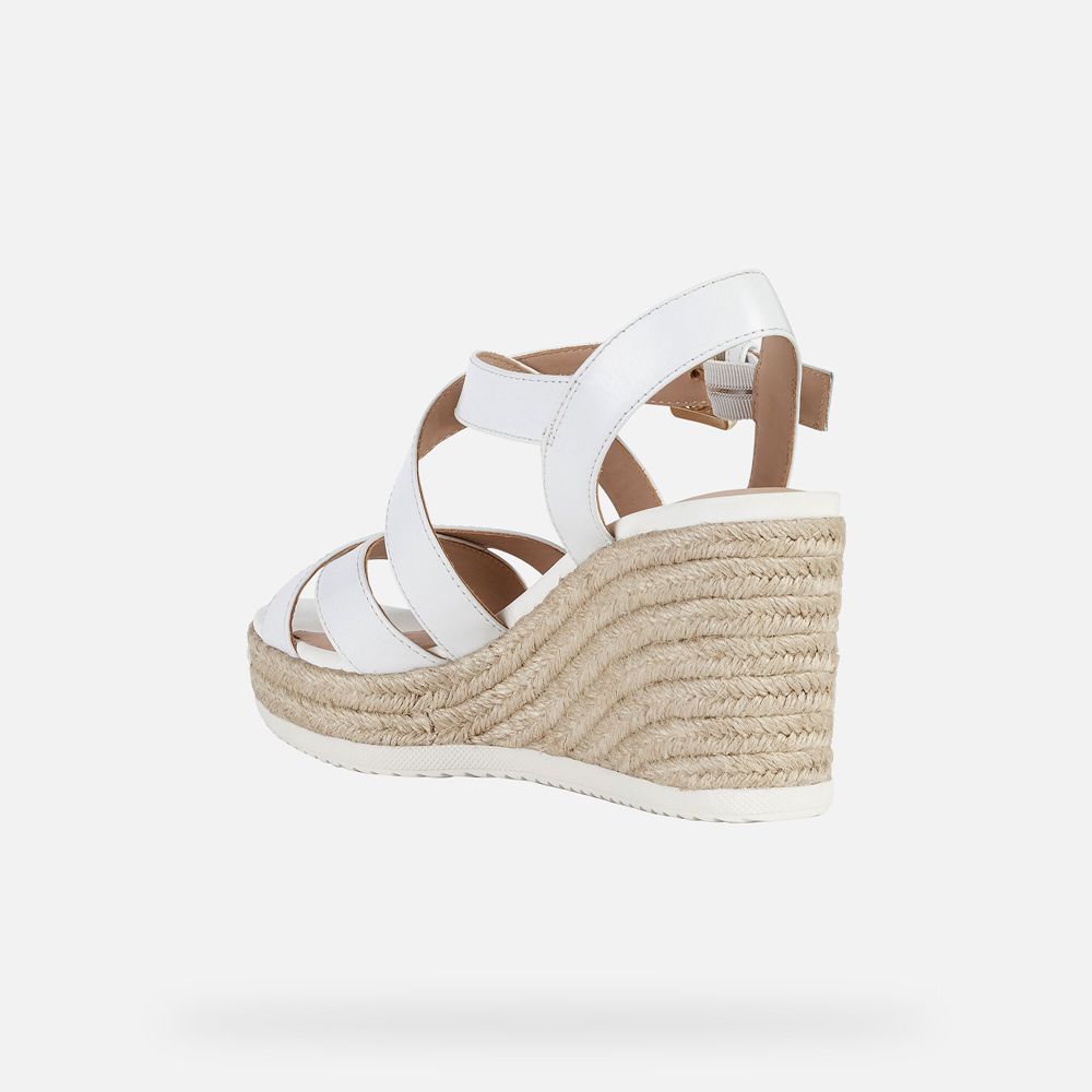 Sandalias Geox Senhora Branco - Ponza - NEKVQ2693